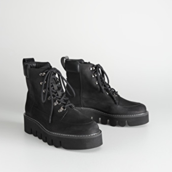 & Other Stories Shoes - New & other stories suede ankle wedge boots 9.5